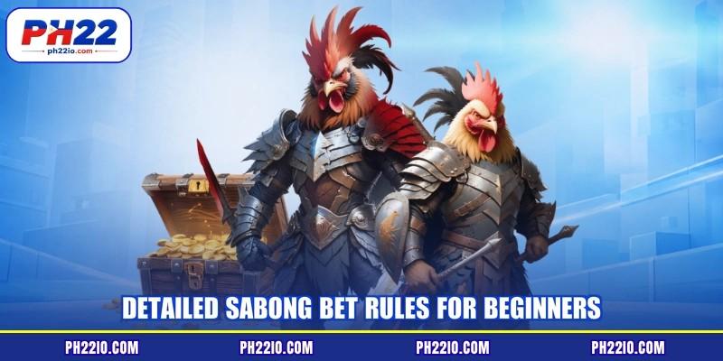Detailed sabong bet rules for beginners
