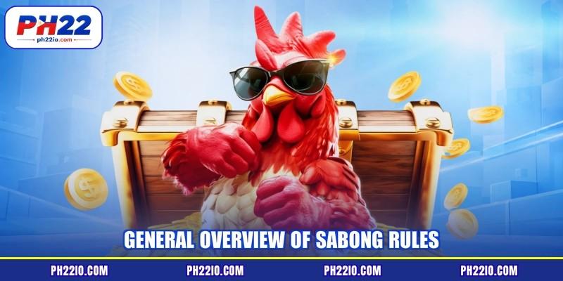 General overview of sabong rules