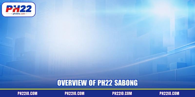 Overview of PH22 Sabong